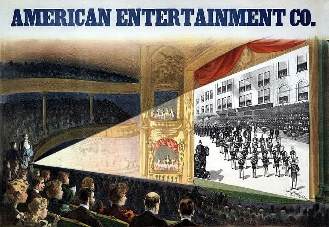 American Entertainment Company Vintage Movie Canvas Art - (24 x 36)