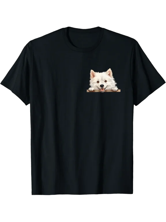 American Eskimo Dog Mom Dad T Shirt Size S-5XL