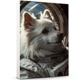 thumbnail image 1 of American Eskimo Dog Wall Decor - Space Wall Decor - Space Wall Art - Funny Dog Wall Art Poster - Cute Dog Home Decor - Dog Themed Gifts, 1 of 6