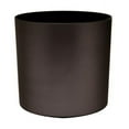 thumbnail image 1 of American Essence EP-AEODE-ESP-12S 12 x 7 in. Odessa Short Round Planter, Brushed Espresso, 1 of 1