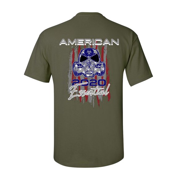 American Essential 2020 Unisex Short Sleeve T-shirt-Miltary Green-5xl