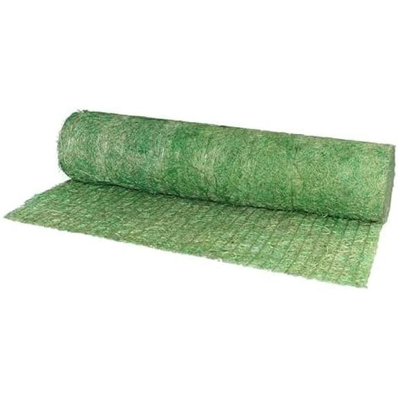 American Excelsior QuickGRASS Pro Green Jute Net Erosion Control Blanket Landscape Roll - 2-1/2'x50'$$Garden & Patio