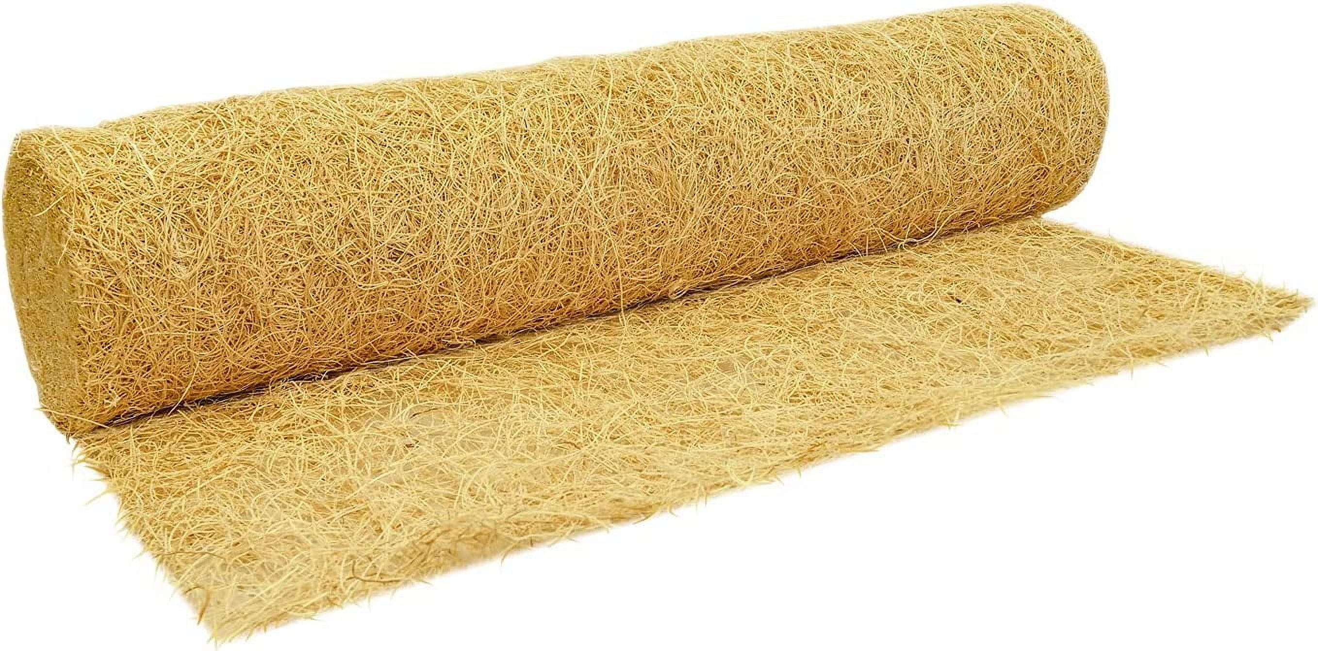 American Excelsior QuickGRASS Pro Green Jute Net Erosion Control Blanket Landscape Roll - 2-1/2'x50'