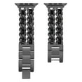 thumbnail image 1 of American Exchange Ladies Metal Strap for Apple Watch 38mm & 40mm, Gunmetal/Black Silver Glitter, 1 of 2