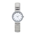 thumbnail image 1 of American Exchange Ladies Watch American Genuine Diamond Collection Shiny Silver, 1 of 3