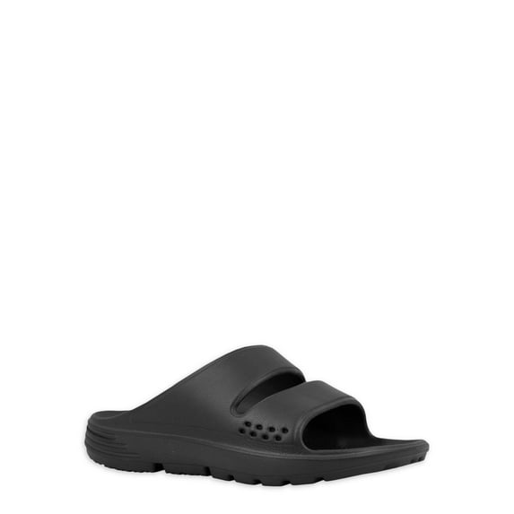 American Exchange Men's Adult Double Band Slide Sandal