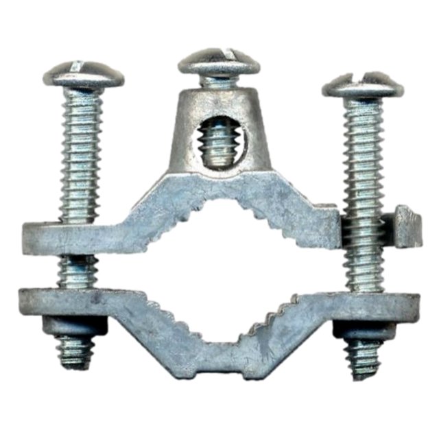 American FarmWorks GRCAFW Aluminum Ground Rod Clamp for 5/8" Larger Ground Rods