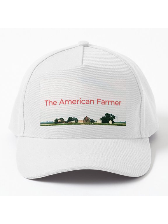 American Farmer Baseball Cap, Agriculture USA Lifestyle Graphic Design, Classic Everyday Hat