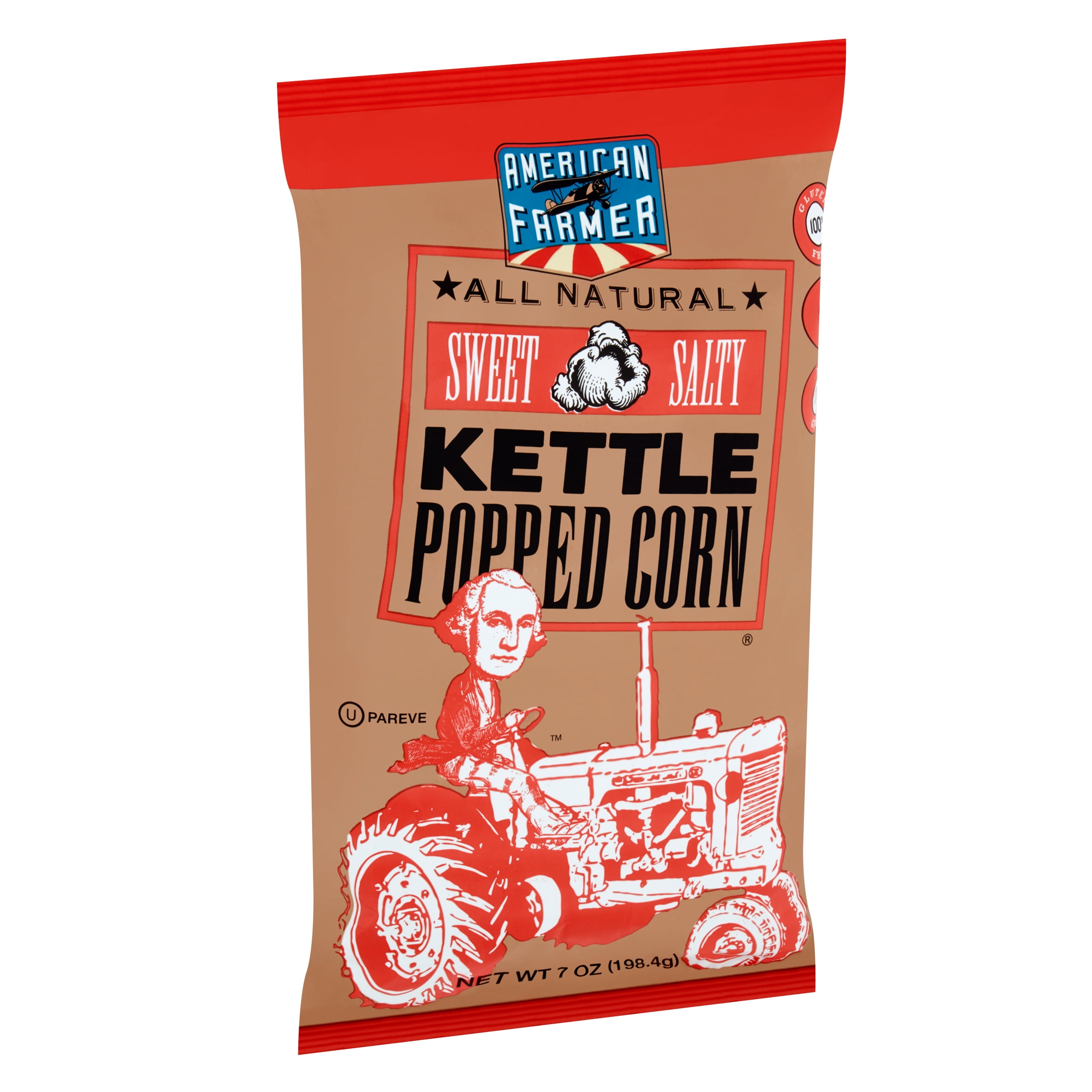American Farmer Sweet Salty Kettle Popped Corn, 7 oz