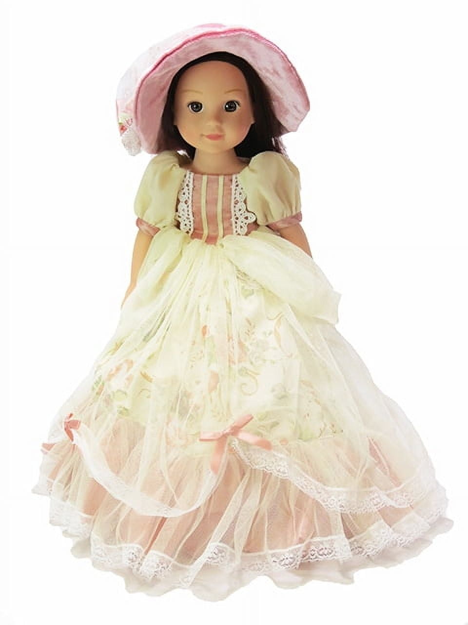 American Fashion World Pink Princess Doll Dress, Fits 14 Inch Wellie Wisher  Dolls - Walmart.com