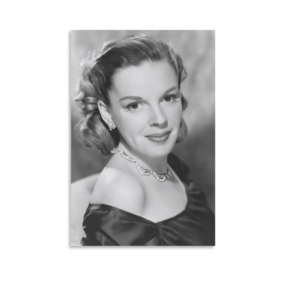 American Female Dancers Judy Garland Retro Poster Room Aesthetic Poster Print Art Wall Painting Canvas Posters Gifts Modern Bedroom Decor 12x18inch(30x45cm)