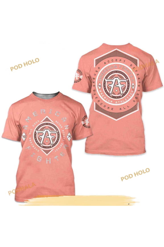 American Fighter 3D Shirt Ss Lasker Tee Athletic Mma