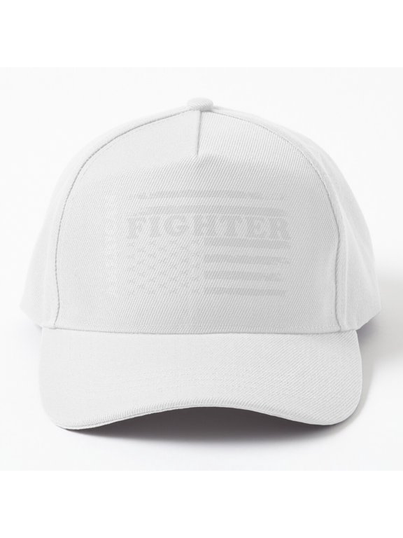 American Fighter Baseball Hat, Combat-Inspired USA Character Design, Classic Cap