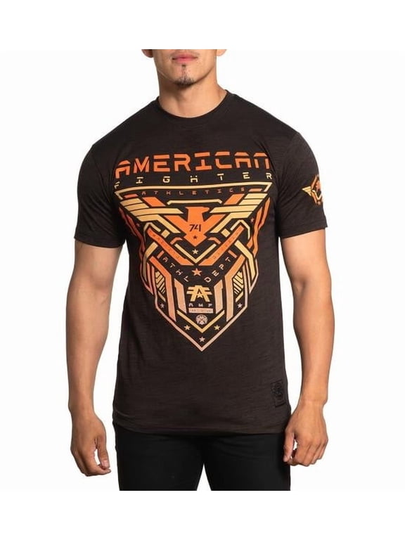 City View Ss Brown Black - Mens Tee - Fm14074