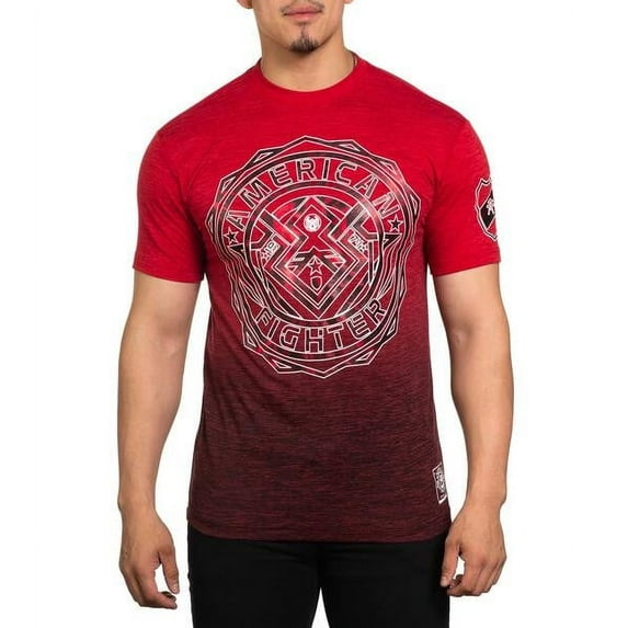 American Fighter Larson Cherry Dark - Mens Tee - Fm14654