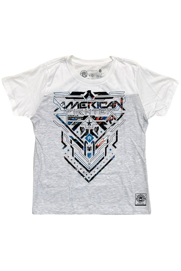 Women's T-Shirt Heather Bleach White Puff Print Slidell Tee (X-Large, Heather Bleach White)