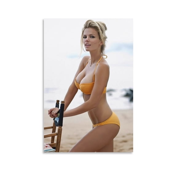 American Film Actresses Brooklyn Decker Sexy Bikini Hot Poster Canvas Poster Wall Art Picture Prints Hanging Photo Gift Decor Home Posters Artworks 12x18inch(30x45cm)
