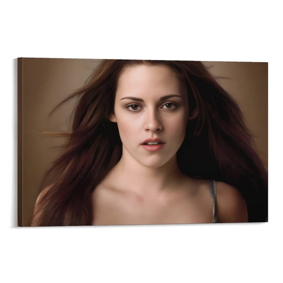American Film Actresses Kristen Stewart Poster9 Wall Art Poster Gifts Bedroom Prints Home Decor Hanging Picture Canvas Painting Posters 24x36inch(60x90cm)