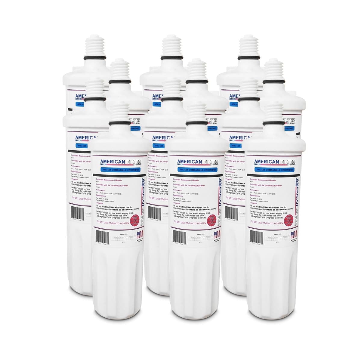 American Filter 12-Pack White Water Filter Cartridges