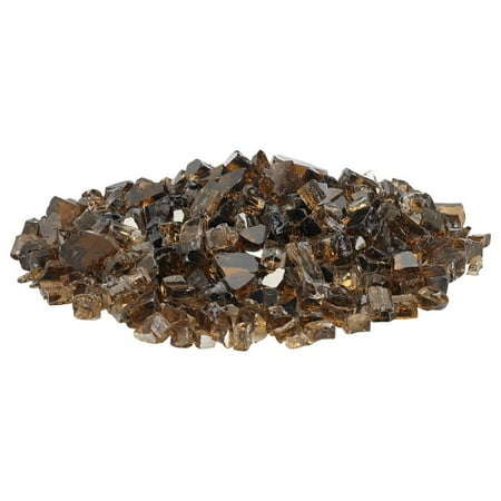 American Fire Glass 10 Pound Package 1/4 Inch Reflective Fire Glass, Copper