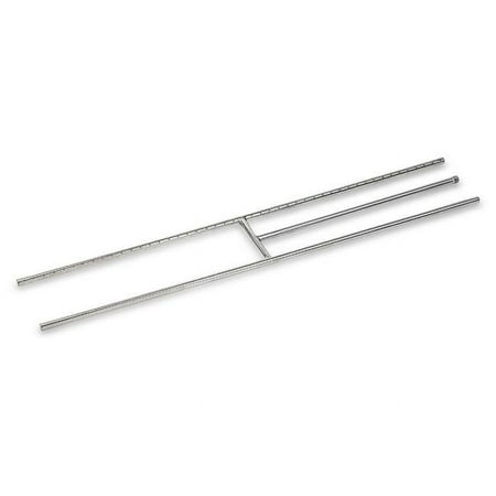 American Fireglass 48 x 8 in. Stainless Steel H-Burner