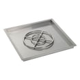 thumbnail image 1 of AFG Spark Ignition Fire Pit, Square Bowl Pan, LP Gas, 30in. Pan/18in. Burner, 1 of 4