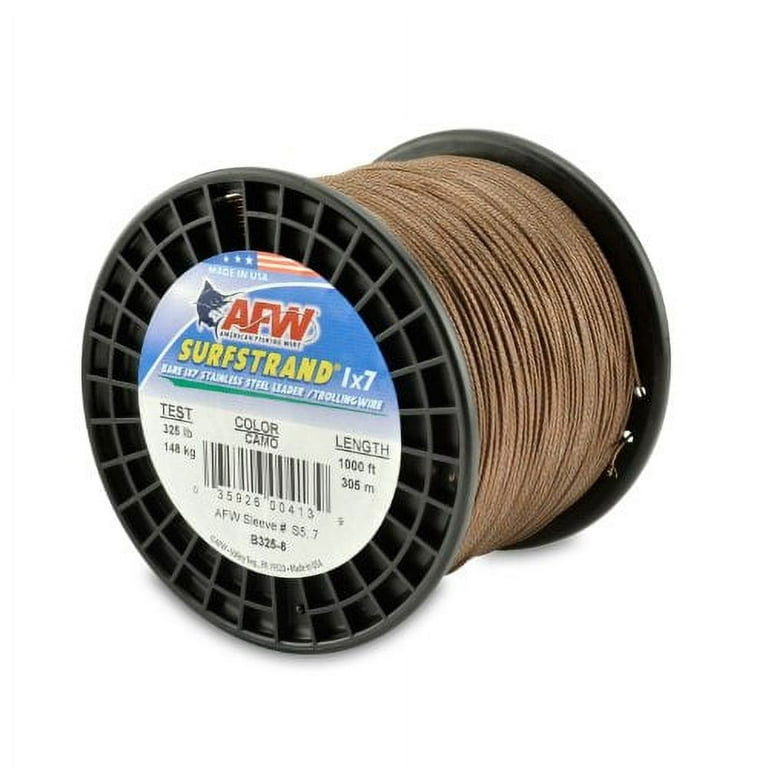 American Fishing Wire Surfstrand Bare 1x7 Stainless Steel Leader