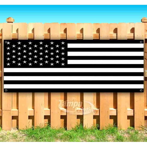 American Flag 13 oz Vinyl Banner With Metal Grommets