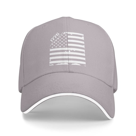 American Flag 1776 Men Women Sandwich Cap Classic Baseball Capunisex Adjustable Casquette Dad Hat