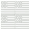 thumbnail image 1 of American Flag 3.5" Etched Glass Coasters by DCM Solutions (Inverted Etch, 4 count), 1 of 5