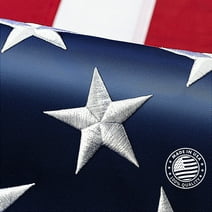 American Flag 3x5 ft, Heavy Duty US Flags for Outside, Luxury Embroidered Stars Sewn Stripes Brass Grommets