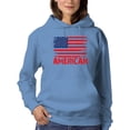 thumbnail image 1 of American Flag 4Th Of July. Hoodie Women -Image by Shutterstock, Female Small, 1 of 4