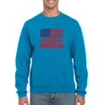 thumbnail image 1 of American Flag 4Th Of July. Sweatshirt Men -Image by Shutterstock, Male Medium, 1 of 4