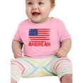 thumbnail image 1 of American Flag 4Th Of July. T-Shirt Infant -Image by Shutterstock,  24 Months, 1 of 4