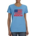 thumbnail image 1 of American Flag 4Th Of July. T-Shirt Women -Image by Shutterstock, Female Small, 1 of 4