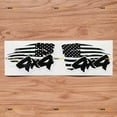 thumbnail image 1 of American Flag 4X4 Off Road Car Truck Vinyl Decal Sticker Black White - Pair Glossy 5 Inches - Distressed, Mirror Image Reversed - fit for Ford Chevy Toyota Jeep 03290, 1 of 8