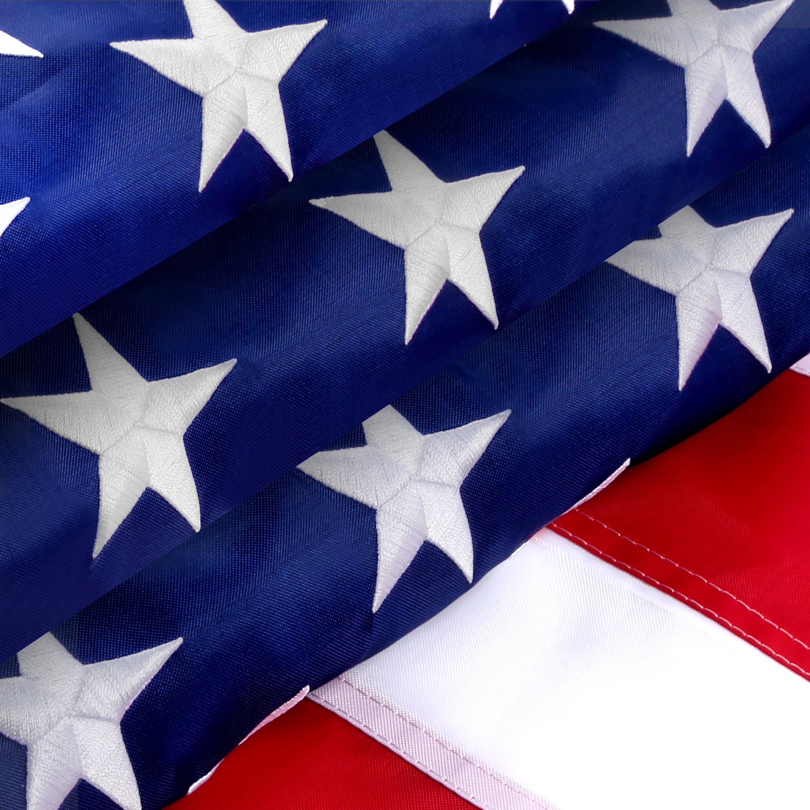 Walmart exclusive discounts  4x6 FT American Flag - Heavy Duty Outdoor with Embroidered Stars, 2 Grommets & Sewn Stripes