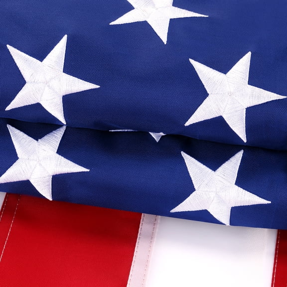 American Flag 4x6 FT Outdoor Heavy Duty USA Flag 4x6 FT, Sturdy American Flags 4x6 for Outside Longest Lasting, Fade Resistant US Flag with Embroidered Stars, Brass Grommets, Sewn Strxe