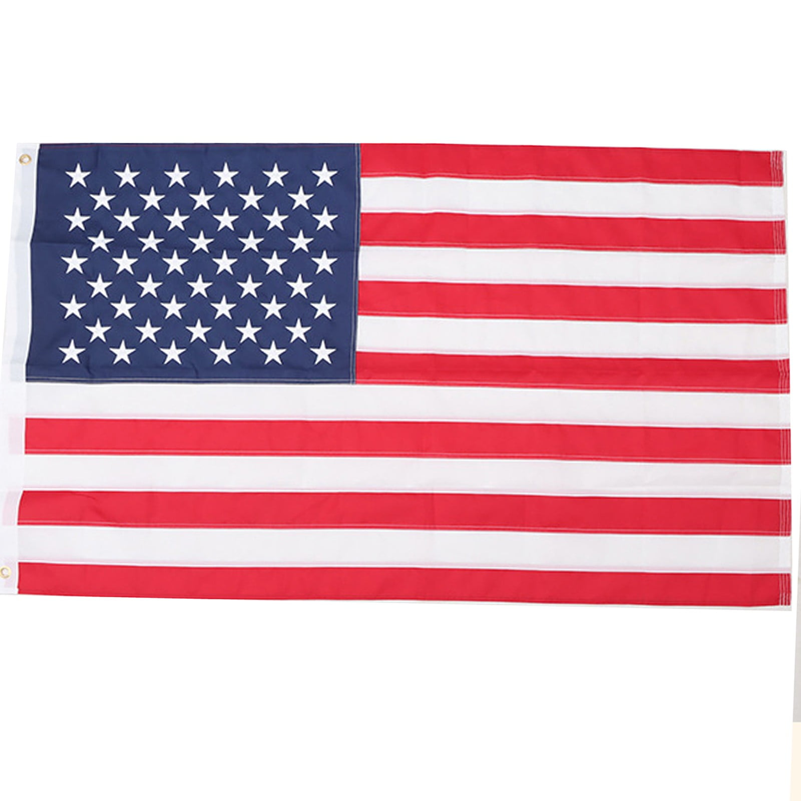American Flag 5X8 Ft With Embroidered Stars Sewn Stripes And Brass Grommets For Indoor Outdoor Use 1Pc Us Flag With Durable Construction Vibrant Design Ideal For Patriotic