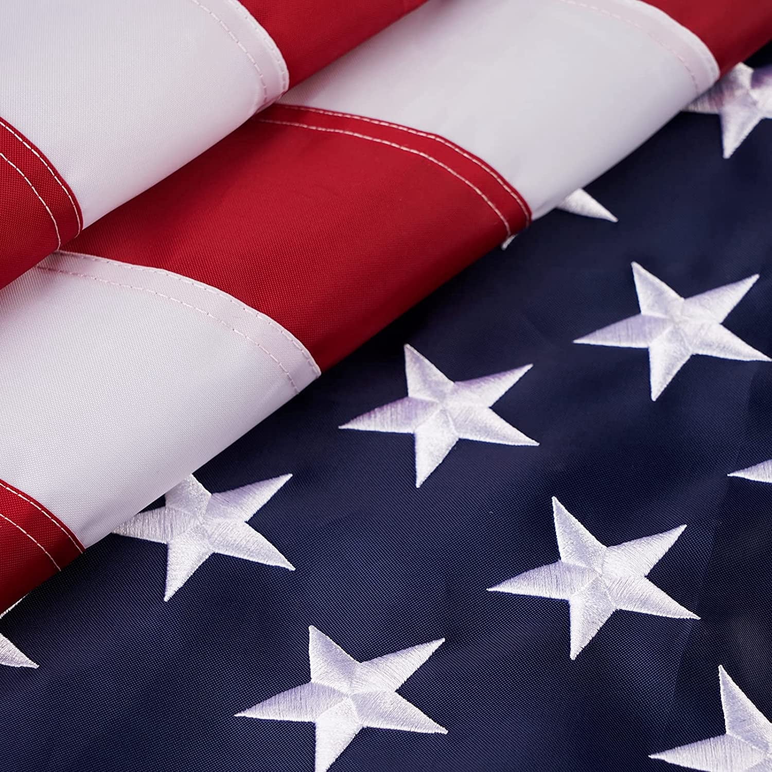 American Flag 6x10ft. Premium Large US Flag 6x10 ft 420D Nylon  Embroidered Stars and Sewn Stripes - Display with Pride Proudly