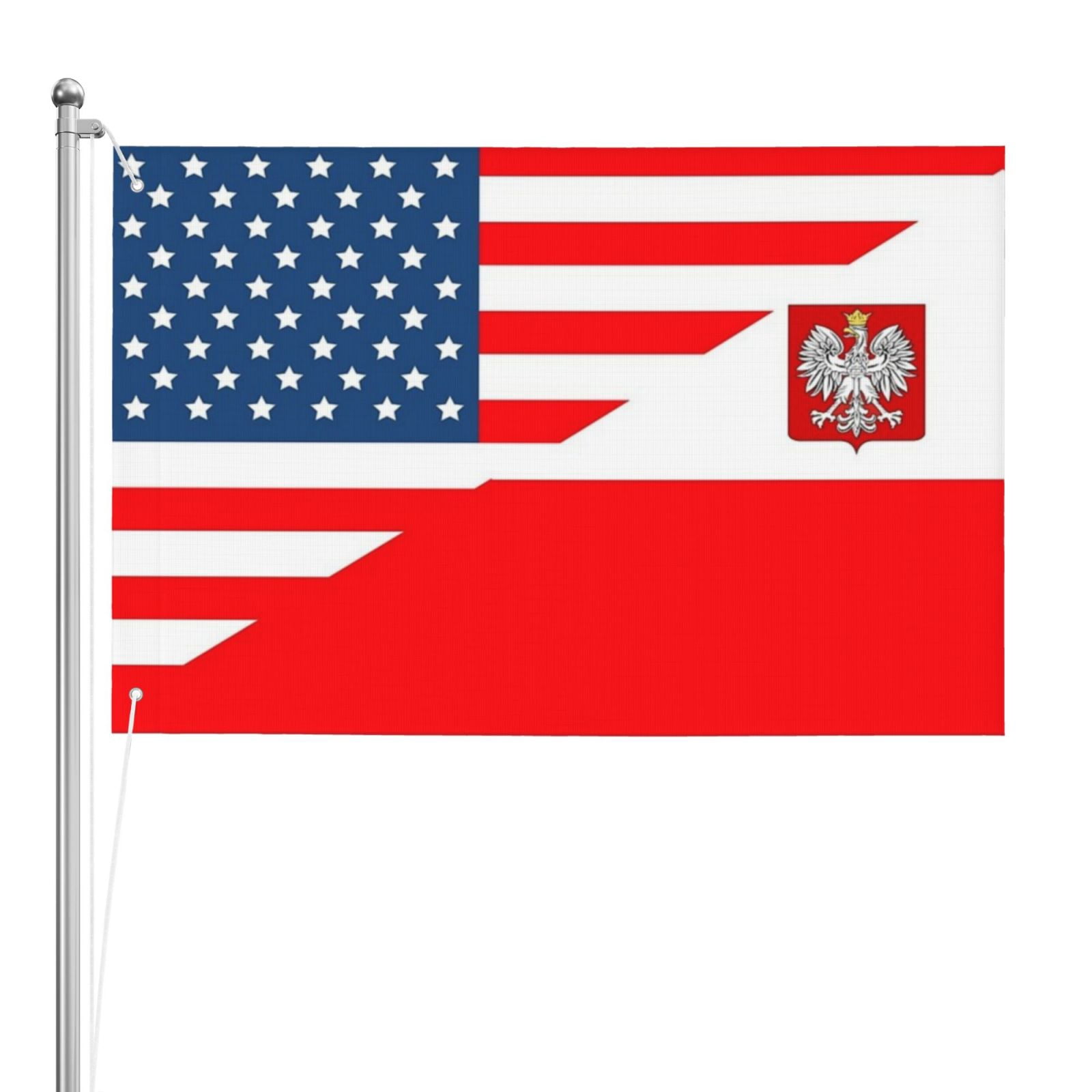 Polen-Flaggen-Girlande – 7 Meter Lang, Bunt & Perfekt Für Partys