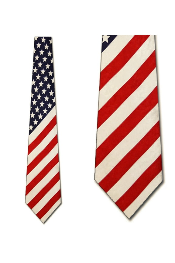 American Flag Antique Necktie Mens Tie by Tieguys