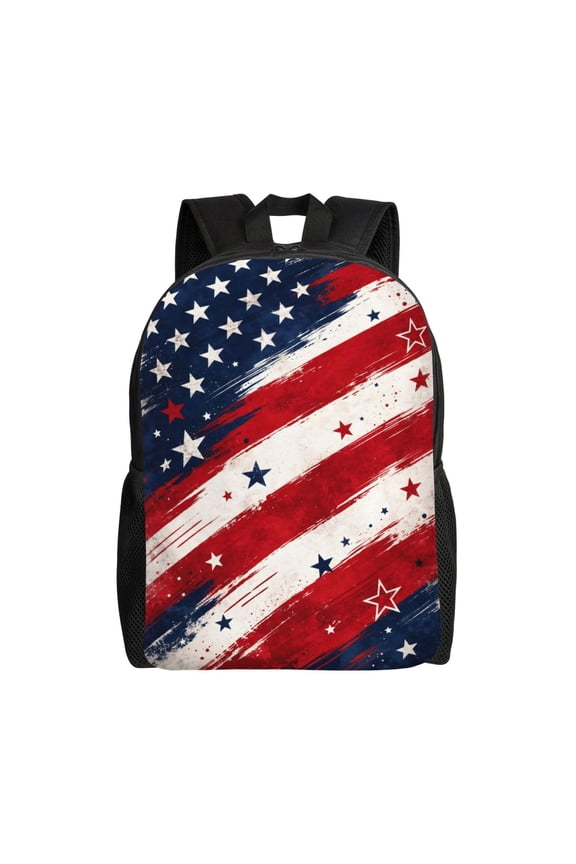 American Flag Backpack Large Capacity Laptop Bag for Men and Women