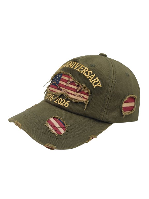 American Flag Baseball Cap Men's Unstructured Baseball Hats Ladies Caps Hiking Cap Outdoor Hats for Men Beach Trucker Hat Sun Hat for Men Women Cotton Hat Cool Hat,Green,One Size