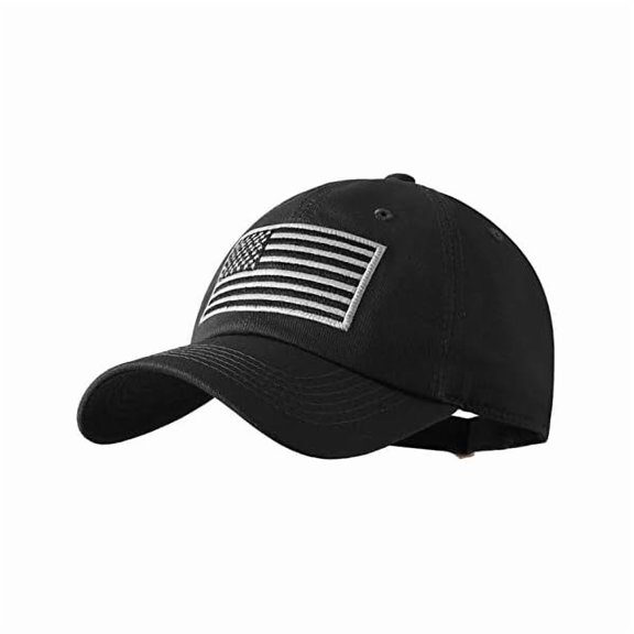 American Flag Baseball Cap for Men Women Low Profile USA Army Tactical Operator Military Plain Dad Hat