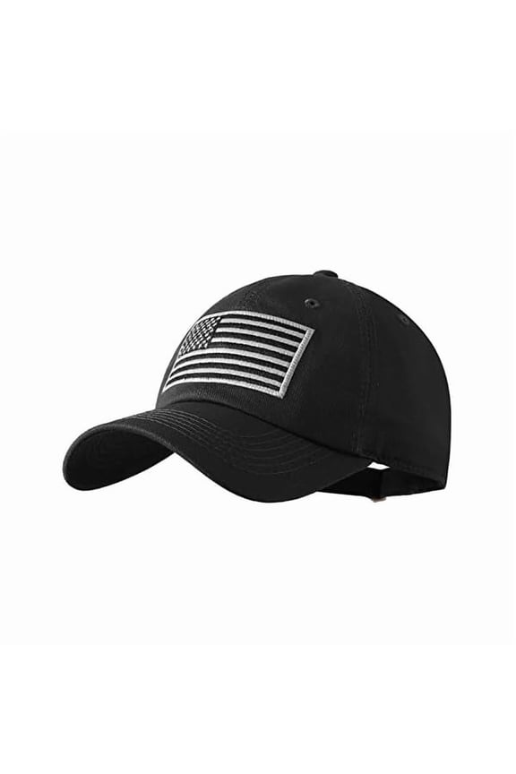 American Flag Baseball Cap for Men Women Low Profile USA Army Tactical Operator Military Plain Dad Hat