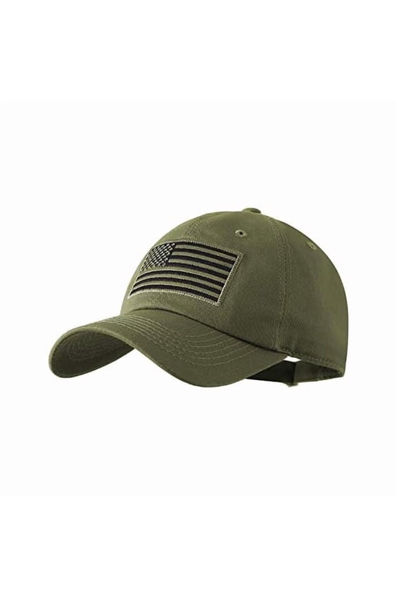 American Flag Baseball Cap for Men Women Low Profile USA Army Tactical Operator Military Plain Dad Hat