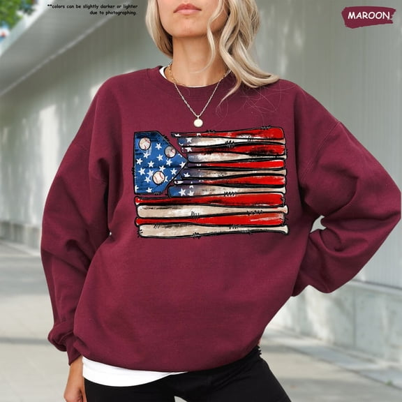 American Flag Baseball Shirt, 4th of July Shirt, USA Flag Baseball Tees, Patriotic Baseball Shirt, Red White and Blue Shirt, Sports Shirt All Size S-5Xl