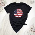 thumbnail image 1 of American Flag Baseball T-Shirt, Patriotic Baseball Shirt, Baseball 4Th Of July Tee, Usa Flag American Baseball Shirts, Baseball Flag T-Shirt, Full Size S-5XL, 1 of 5
