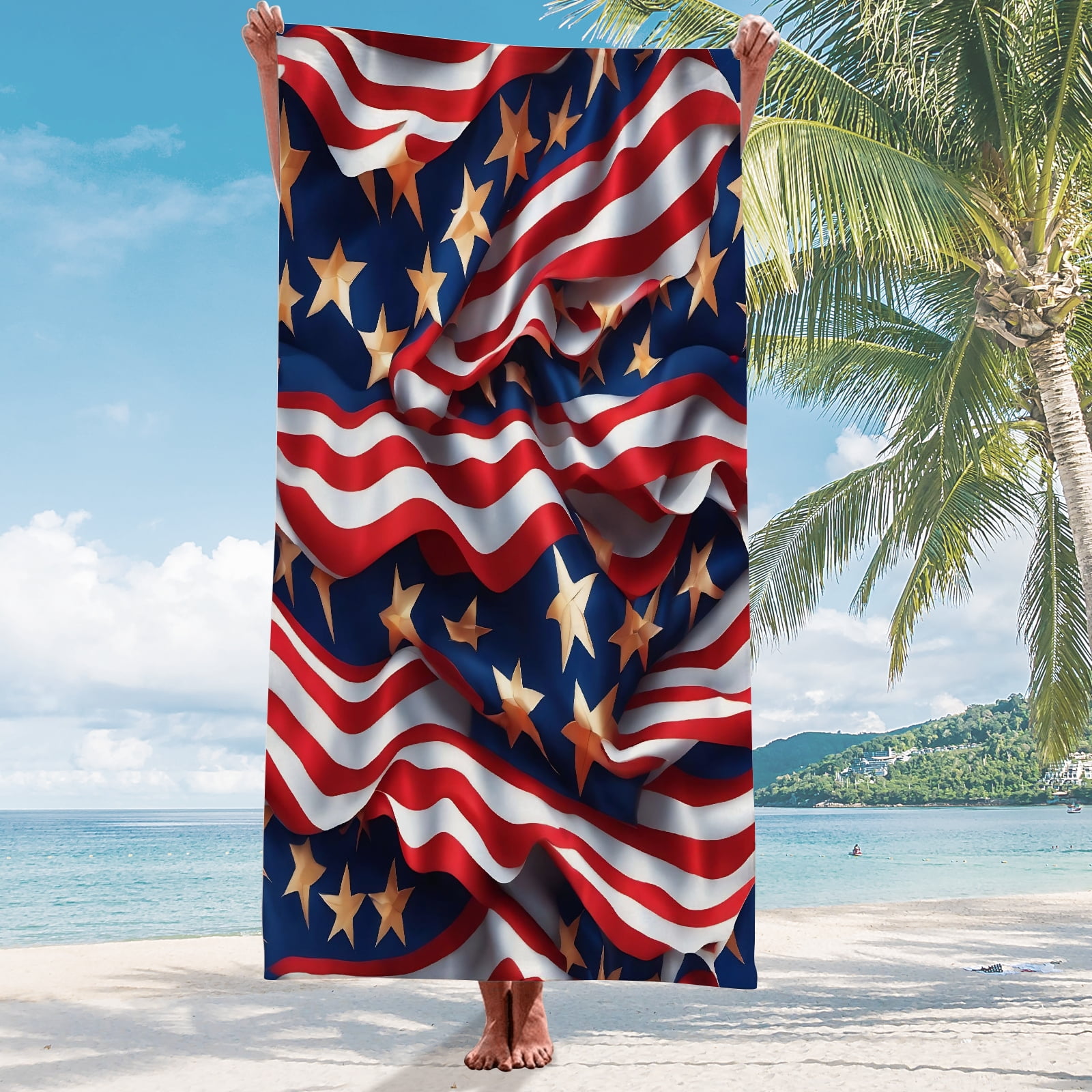 American Flag Beach Towels Oversized 4th Of July Beach Towels Kids american-flag-beach-towels-oversized-4th-of-july-beach-towels-kids